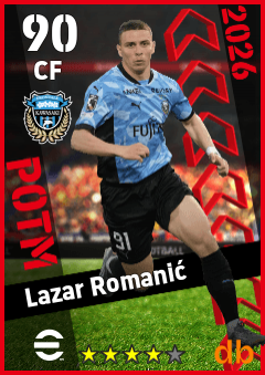 Lazar Romanić — CF, OVR 90, MAX 90