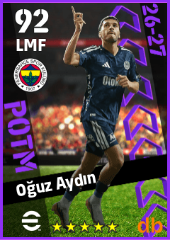 Oğuz Aydın — LMF, OVR 92, MAX 92