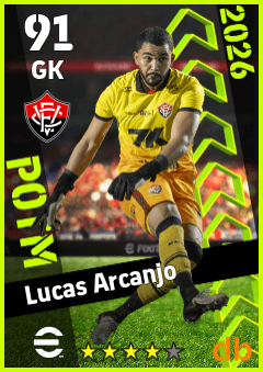 Lucas Arcanjo — GK, OVR 91, MAX 91