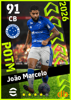 João Marcelo — CB, OVR 91, MAX 91