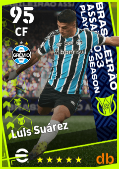 Luis Suárez eFootball player card