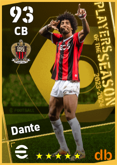 Dante — CB, OVR 93, MAX 93