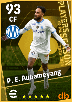 P. E. Aubameyang — CF, OVR 93, MAX 93