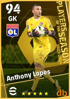Anthony Lopes — GK, OVR 94, MAX 94