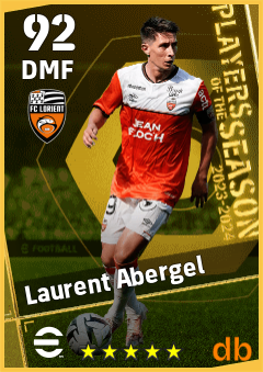 Laurent Abergel — DMF, OVR 92, MAX 92