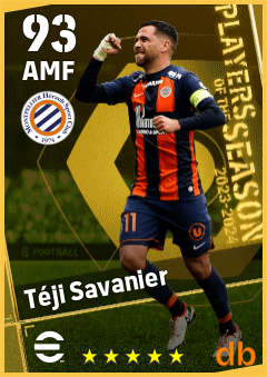Téji Savanier — AMF, OVR 93, MAX 93