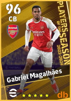 Gabriel Magalhães — CB, OVR 96, MAX 96
