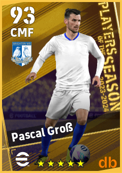 Pascal Groß eFootball player card