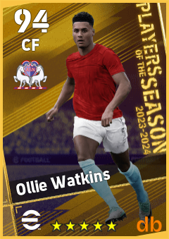 Ollie Watkins — CF, OVR 94, MAX 94