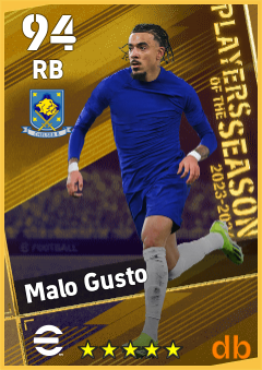 Malo Gusto — RB, OVR 94, MAX 94