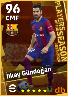 İlkay Gündoğan — CMF, OVR 96, MAX 96
