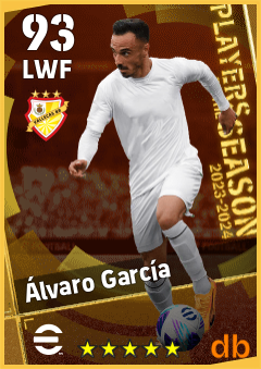 Álvaro García — LWF, OVR 93, MAX 93