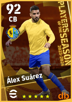 Álex Suárez — CB, OVR 92, MAX 92