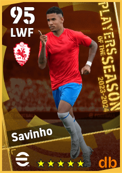 Savinho — LWF, OVR 95, MAX 95