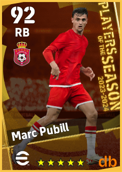 Marc Pubill — RB, OVR 92, MAX 92