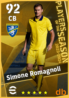 Simone Romagnoli — CB, OVR 92, MAX 92