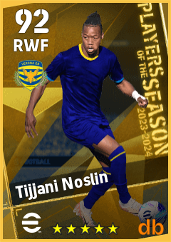 Tijjani Noslin — RWF, OVR 92, MAX 92