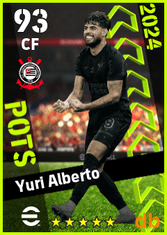 Yuri Alberto — CF, OVR 93, MAX 93