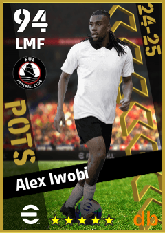 Alex Iwobi — LMF, OVR 94, MAX 94