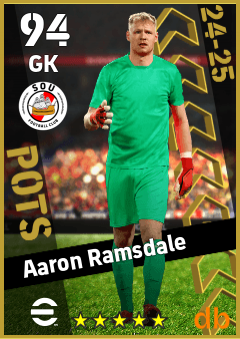 Aaron Ramsdale — GK, OVR 94, MAX 94