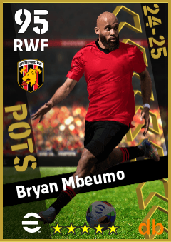 Bryan Mbeumo — RWF, OVR 95, MAX 95