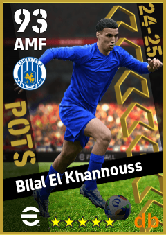 Bilal El Khannouss — AMF, OVR 93, MAX 93
