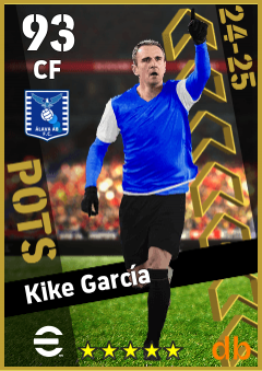 Kike García — CF, OVR 93, MAX 93