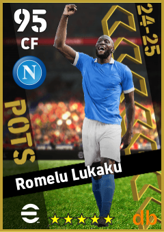 Romelu Lukaku — CF, OVR 95, MAX 95