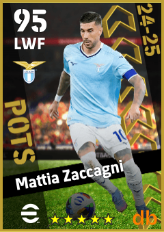 Mattia Zaccagni — LWF, OVR 95, MAX 95