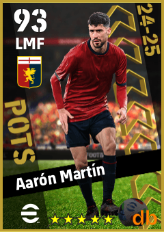 Aarón Martín — LMF, OVR 93, MAX 93