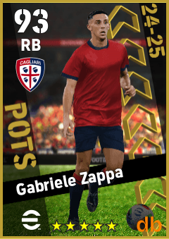Gabriele Zappa — RB, OVR 93, MAX 93