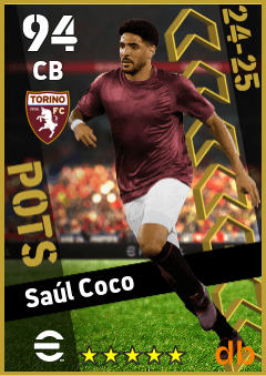 Saúl Coco — CB, OVR 94, MAX 94