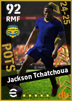 Jackson Tchatchoua eFootball player card