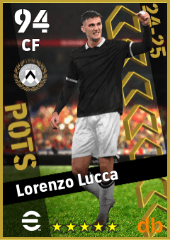 Lorenzo Lucca — CF, OVR 94, MAX 94