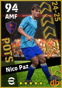 Nico Paz — AMF, OVR 94, MAX 94