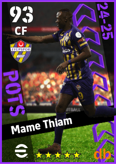 Mame Thiam eFootball player card