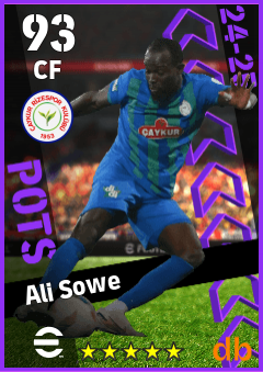 Ali Sowe — CF, OVR 93, MAX 93