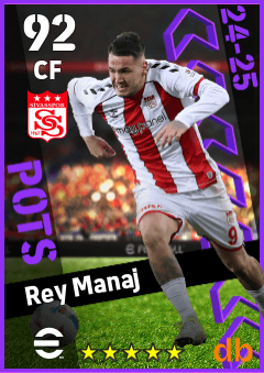 Rey Manaj — CF, OVR 92, MAX 92
