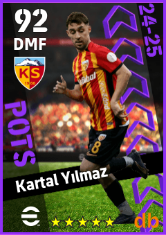 Kartal Yılmaz — DMF, OVR 92, MAX 92