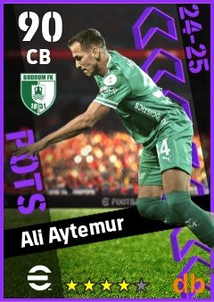 Ali Aytemur — CB, OVR 90, MAX 90