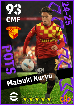 Matsuki Kuryu — CMF, OVR 93, MAX 93