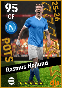 Rasmus Højlund eFootball player card