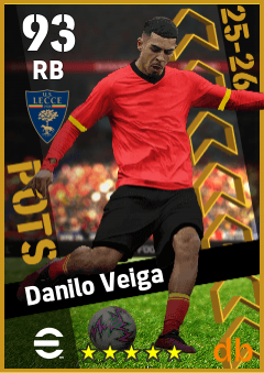 Danilo Veiga — RB, OVR 93, MAX 93