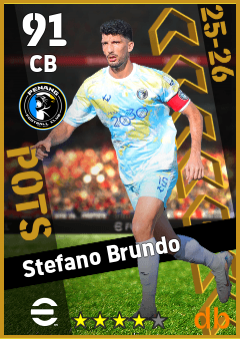 Stefano Brundo — CB, OVR 91, MAX 91