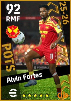 Alvin Fortes — RMF, OVR 92, MAX 92