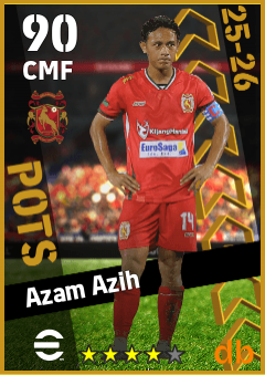 Azam Azih — CMF, OVR 90, MAX 90