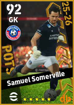 Samuel Somerville — GK, OVR 92, MAX 92