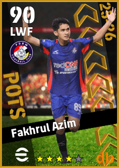 Fakhrul Azim — LWF, OVR 90, MAX 90