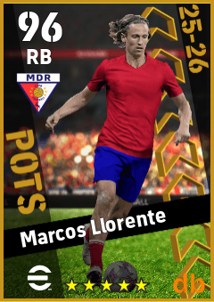 Marcos Llorente — RB, OVR 96, MAX 96