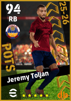 Jeremy Toljan — RB, OVR 94, MAX 94